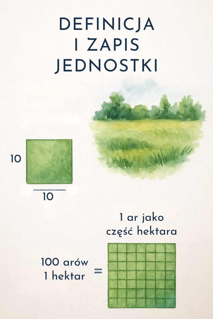 1 ar, ile to metrów i jak to zapisać