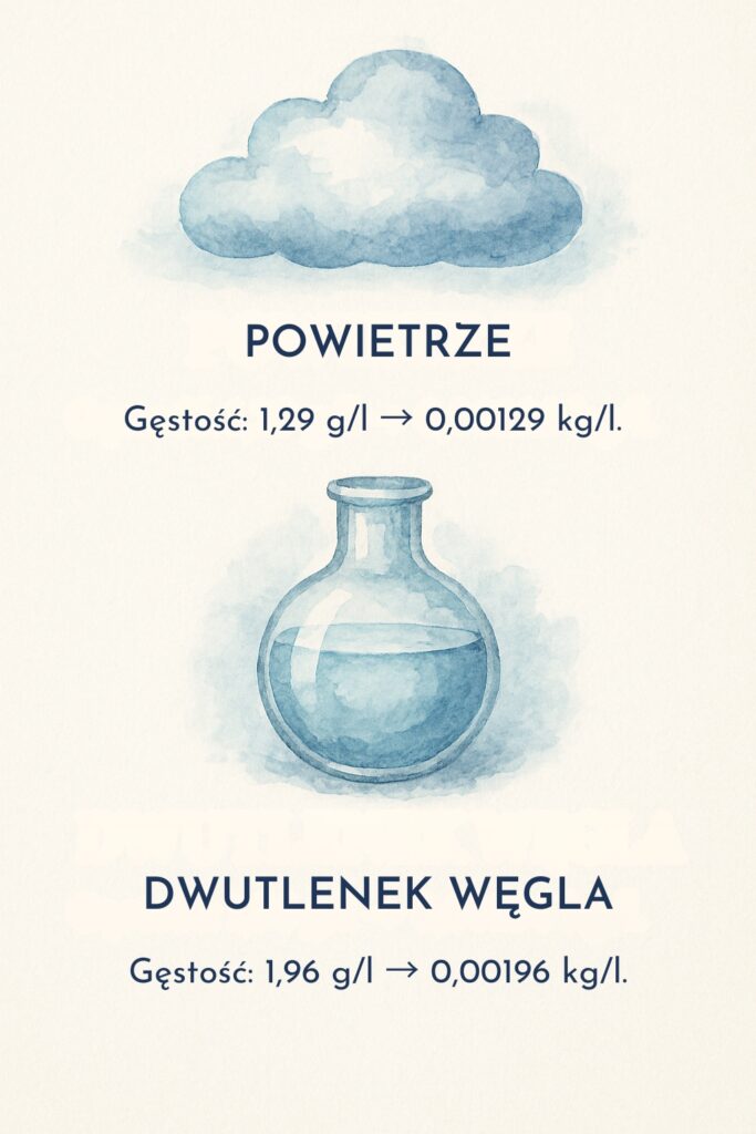 waga gazów w normalnych warunkach