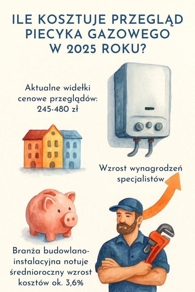 ile kosztuje przegląd piecyka gazowego i z czego wynika cena